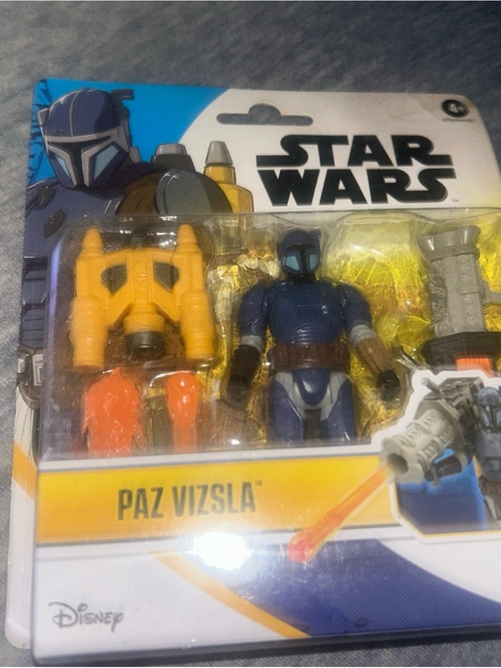 Star Wars Other - Star Wars Paz Vizsla w Jet Pack & Rocket Launcher 4in Figure Hasbro 2024 New